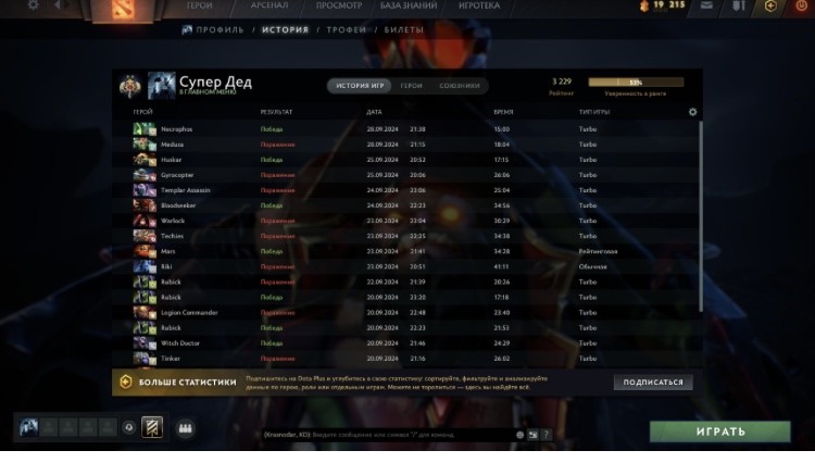 Dota 2 Аккаунты