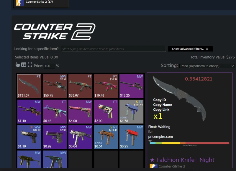 Counter-Strike 2 Аккаунты