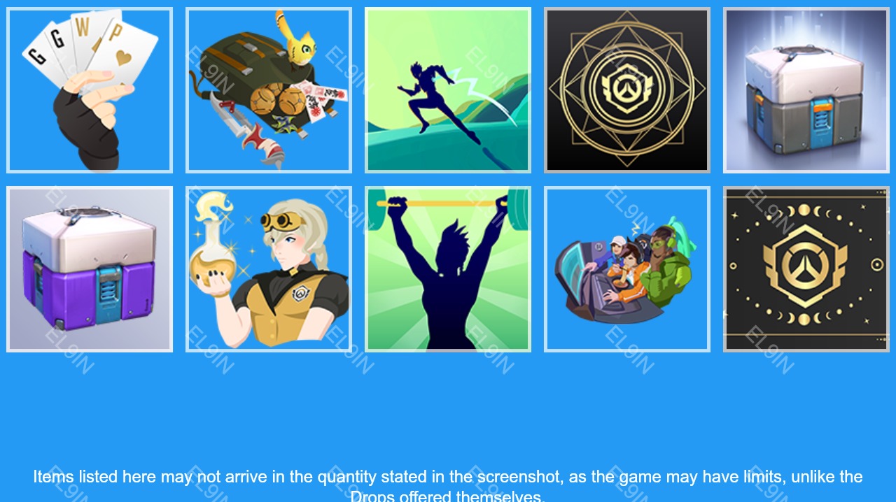 🎮 Overwatch 2 🧳 Twitch Drops 🎖️ 10 items