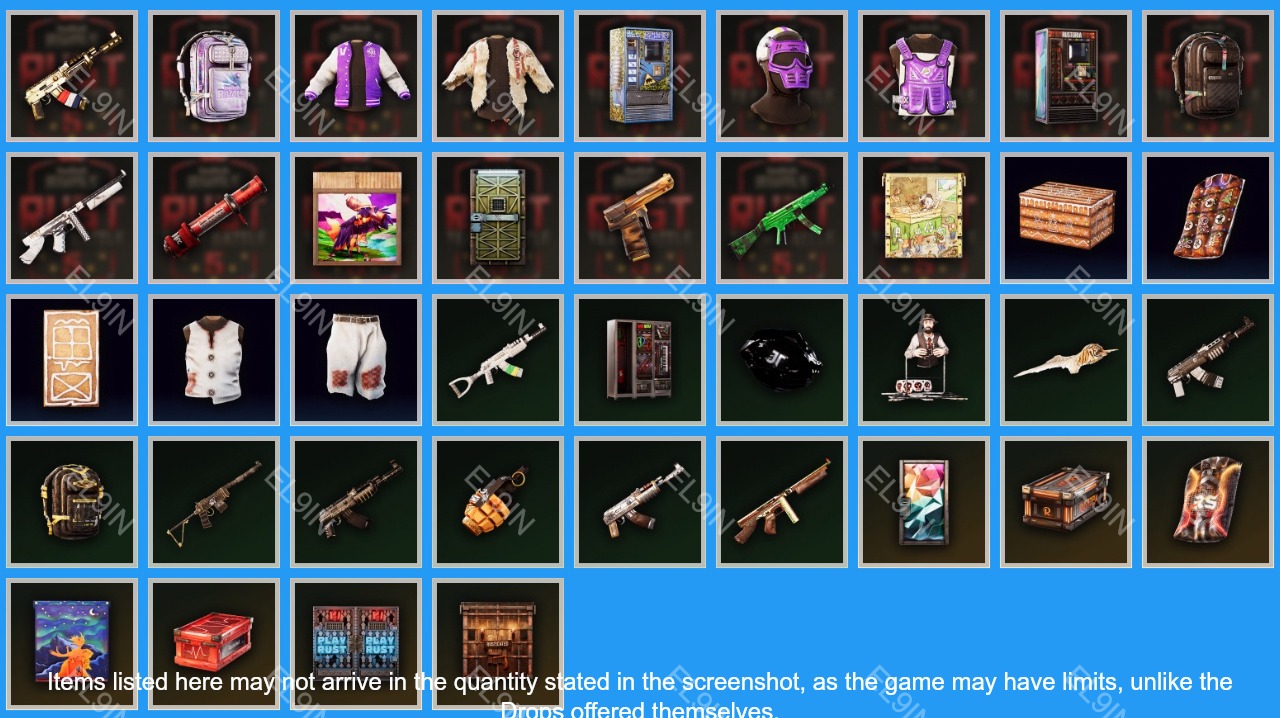 ⚜️ Rust 🎮 Twitch Drops 🧙‍♂️ 40 items