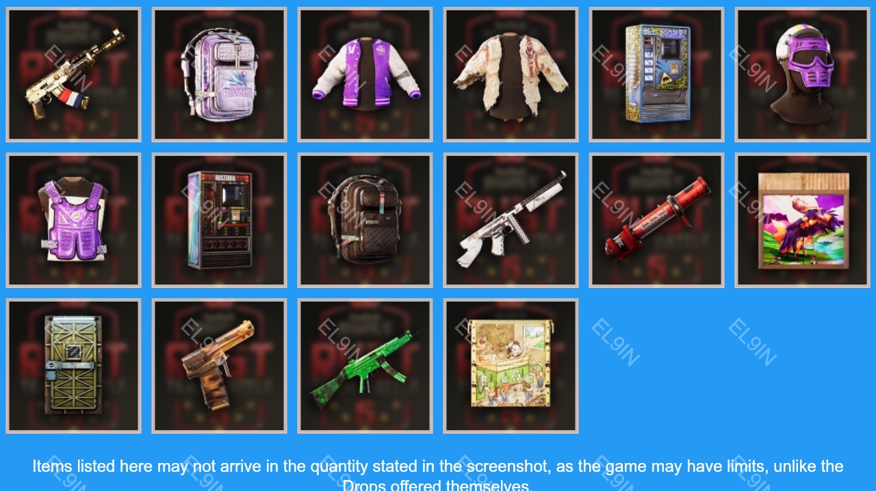 💹 Rust 🧞 Twitch Drops ⚡ 16 items