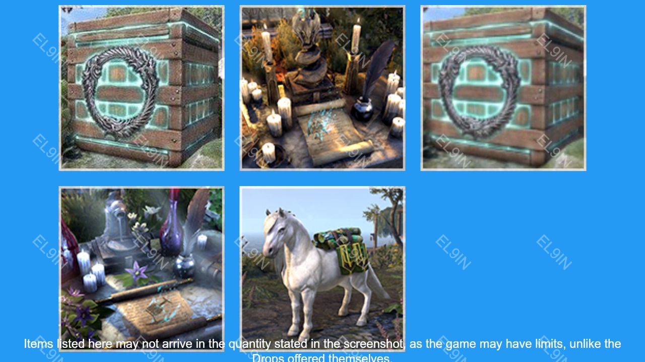 🎆 The Elder Scrolls Online 💡 Twitch Drops 🏆 5 items