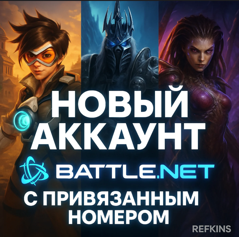 [Эстония с привязанным номером] Battle.net Аккаунты