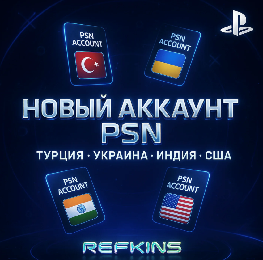 [Получить готовый PS аккаунт + почта (Турция)] PlayStation All