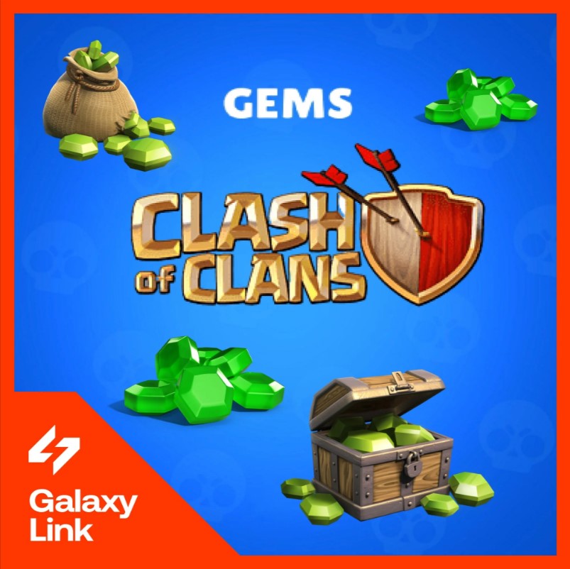 [80 Гемов] Clash of Clans Гемы